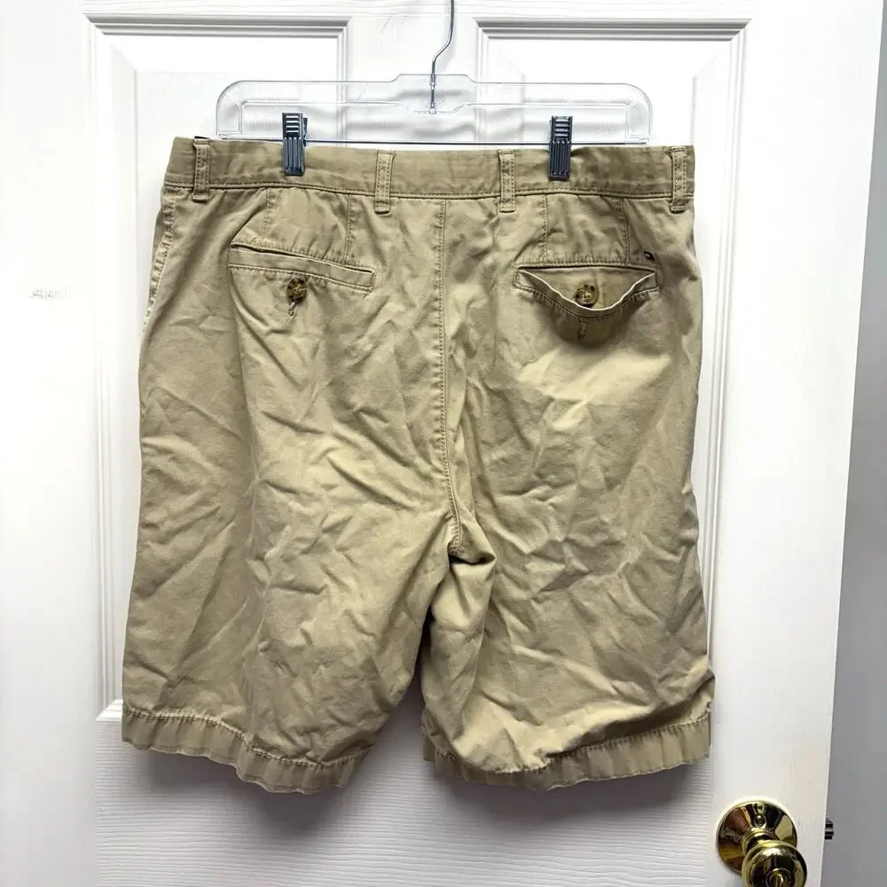 Tommy Hilfiger Shorts Khaki 100% Cotton, Chino Style Women's Size 14
